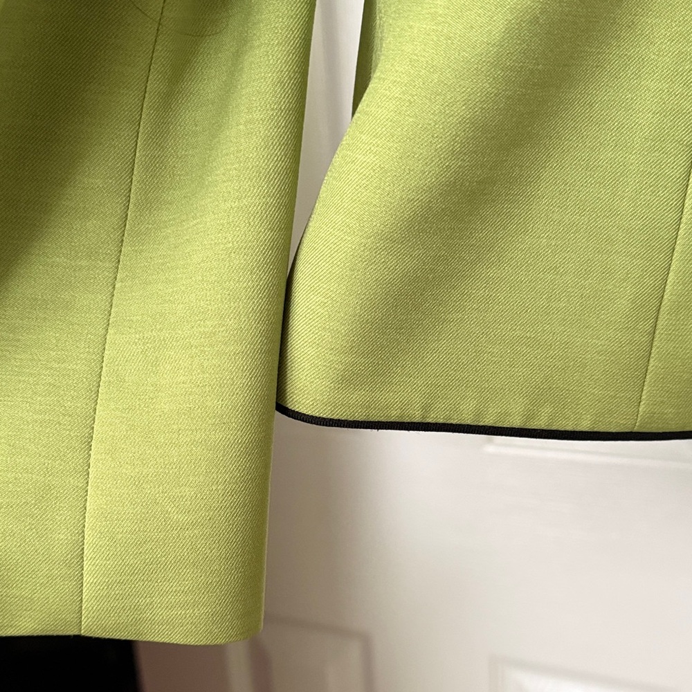 Black Label Women's Lime Blazer with Black Trim - Picture 6 of 6